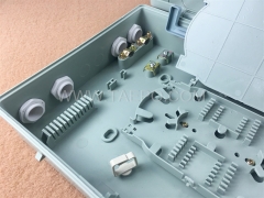 Fiber distribution box (FDB), outdoor, SC, 24 fibers, plastic housing