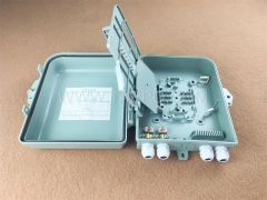 Fiber distribution box (FDB), outdoor, SC, 12 fibers, plastic housing