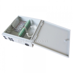 Fiber distribution box (FDB), outdoor, SC, 48 fibers, with replaceable patch panels, cold rolling steel housing with powder coating