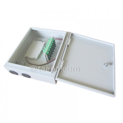 Fiber distribution box (FDB), outdoor, SC, 24 fibers, with replaceable patch panels, cold rolling steel housing with powder coating