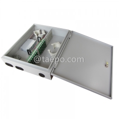 Fiber distribution box (FDB), outdoor, SC, 72 fibers, with replaceable patch panels, cold rolling steel housing with powder coating