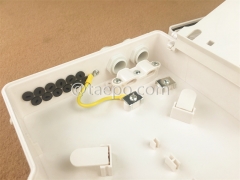 Fiber splitter box (FSB), outdoor, SC, 8 fibers, plastic housing