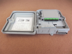 Fiber splitter box (FSB), outdoor, SC, 8 fibers, plastic housing