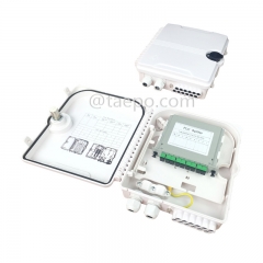 Fiber splitter box (FSB), outdoor, SC, 8 fibers, plastic housing