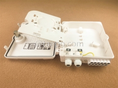 Fiber splitter box (FSB), outdoor, SC, 8 fibers, plastic housing