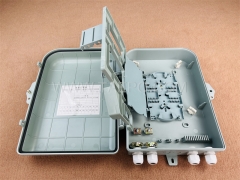 Fiber splitter box (FSB), outdoor, SC, 16 fibers, plastic housing