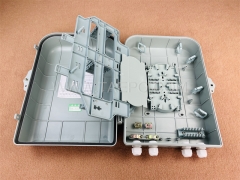 Fiber splitter box (FSB), outdoor, SC, 32 fibers, plastic housing