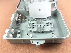 Fiber splitter box (FSB), outdoor, SC, 8 fibers, plastic housing