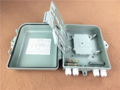 Fiber splitter box (FSB), outdoor, SC, 8 fibers, plastic housing