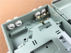 Fiber splitter box (FSB), outdoor, SC, 8 fibers, plastic housing