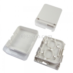 Fiber termination box (FTB), indoor, SC, 2 fibers, plastic housing