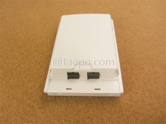 Fiber termination box (FTB), indoor, SC, 2 fibers, plastic housing