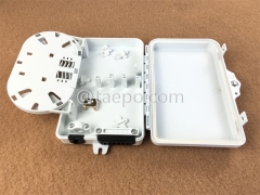 Fiber termination box (FTB), outdoor, SC, 6 fibers, plastic housing