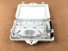 Fiber termination box (FTB), outdoor, SC, 6 fibers, plastic housing