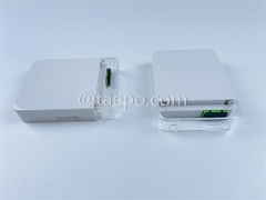 Fiber termination box (FTB), indoor, SC, 2 fibers, plastic housing