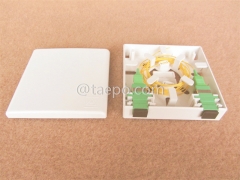 Fiber surface box, SC, 2 fibers, plastic housing, snap-on cover