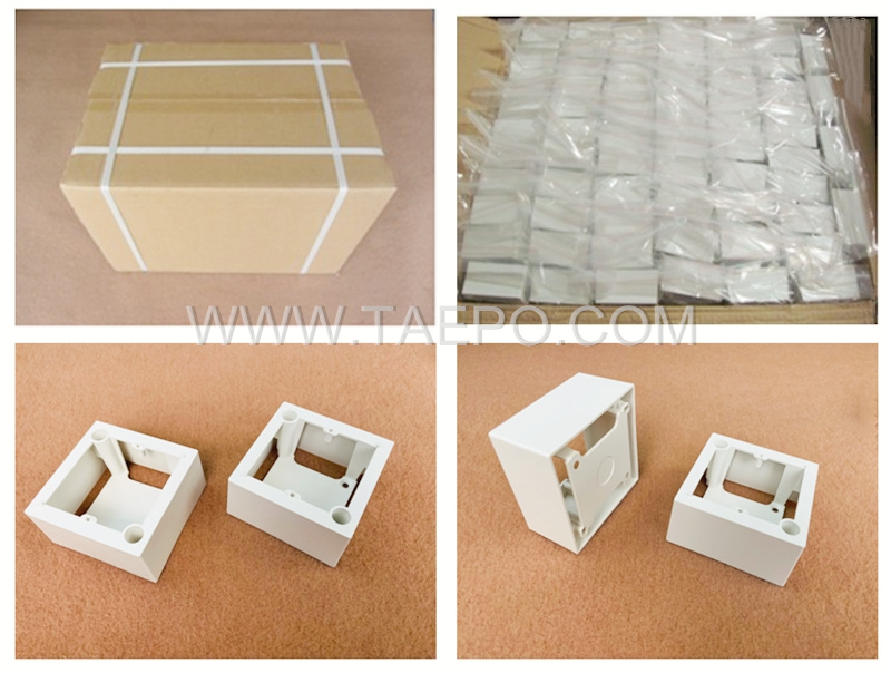 Packing pictures for Back box, 80x80x42mm, French style