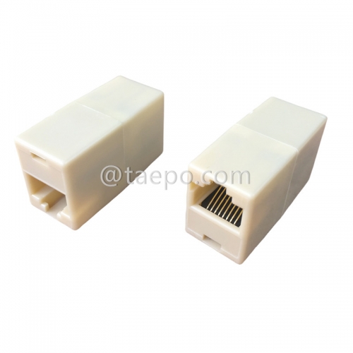 180 degree RJ45 to RJ45 UTP 8P8C CAT5E Inline coupler