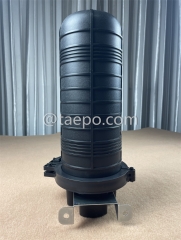 Fiber optic splice closure (FOSC), vertical type, heat shrink sealing, SC/APC 36 fibers