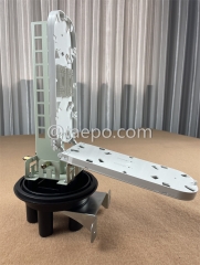 Fiber optic splice closure (FOSC), vertical type, heat shrink sealing, SC/APC 36 fibers