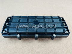Fiber optic splice closure (FOSC), horizontal flip type, mechanical sealing, 12 fibers, max 48 bunchy fibers