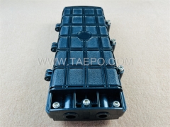 Fiber optic splice closure (FOSC), horizontal flip type, mechanical sealing, 12 fibers, max 48 bunchy fibers