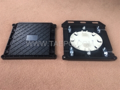 Fiber optic splice closure (FOSC), horizontal type, mechanical sealing, 12 fibers, max 24 bunchy fibers