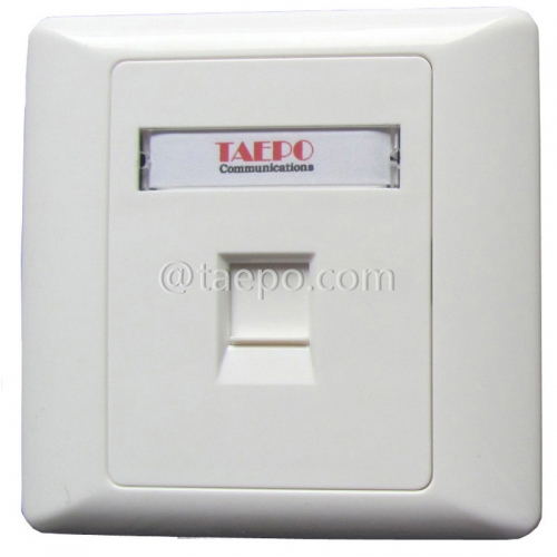 1-port faceplate, 86x86mm, AP style