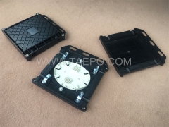 Fiber optic splice closure (FOSC), horizontal type, mechanical sealing, 12 fibers, max 24 bunchy fibers