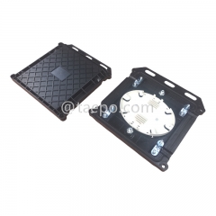 Fiber optic splice closure (FOSC), horizontal type, mechanical sealing, 12 fibers, max 24 bunchy fibers