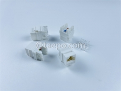 CAT6 UTP unshielded 8P8C AP style 180 degree Keystone jack from China Manufacturer TAEPO for Sale