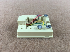 1-port connection box, CAT3, 6P4C, 55x49x20.5mm