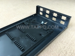 Fiber termination box (FTB), indoor, 24 fibers, pigtail type, cold rolling steel housing with powder coating