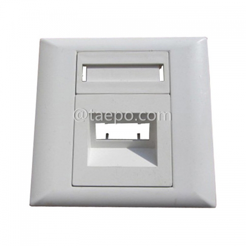 Fiber optic faceplate, duplex, SC, 86x86mm