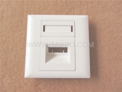 Fiber optic faceplate, duplex, SC, 86x86mm