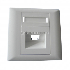 Fiber optic faceplate, simplex, SC, 86x86mm