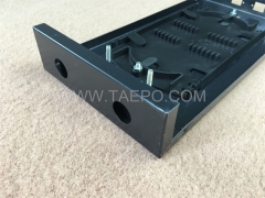 Fiber termination box (FTB), indoor, 24 fibers, pigtail type, cold rolling steel housing with powder coating