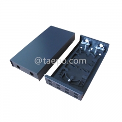 Fiber termination box (FTB), indoor, 24 fibers, pigtail type, cold rolling steel housing with powder coating