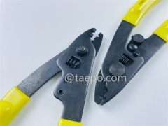 Fiber optic cable stripper, for stripping 125um fiber with 250um buffer coating and loose tube, 2 holes