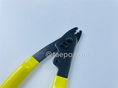 Fiber optic cable stripper, for stripping 125um fiber with 250um buffer coating and loose tube, 2 holes
