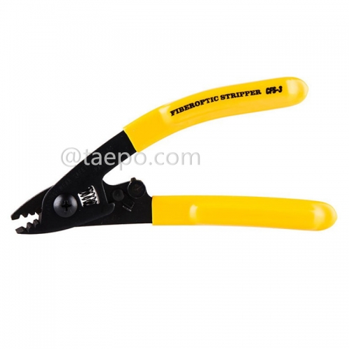 Fiber optic cable stripper, for stripping 125um fiber with 250um buffer coating and loose tube, 3 holes