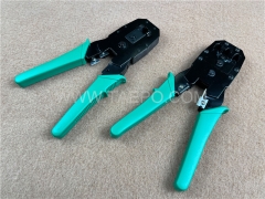 Free Sample RJ11 RJ12 RJ45 network Crimping tool for crimp 4P 6P 8P modular connectors onto lan cables from China Manufacturer TAEPO for Sale