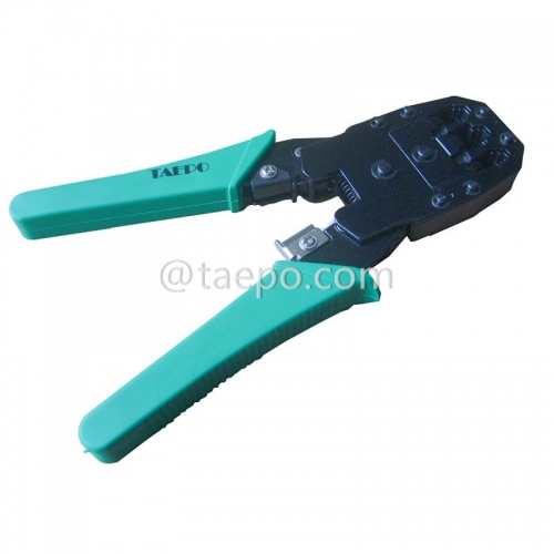 Free Sample RJ11 RJ12 RJ45 network Crimping tool for crimp 4P 6P 8P modular connectors onto lan cables from China Manufacturer TAEPO for Sale