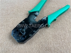 Free Sample RJ11 RJ12 RJ45 network Crimping tool for crimp 4P 6P 8P modular connectors onto lan cables from China Manufacturer TAEPO for Sale