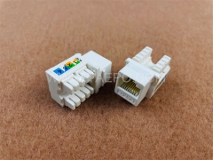UTP 8P8C 90 degree network CAT5E RJ45 Keystone jack from China Manufacturer TAEPO for Sale