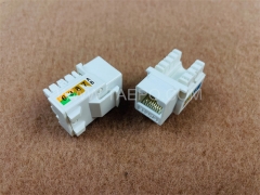 UTP 8P8C 90 degree network CAT5E RJ45 Keystone jack from China Manufacturer TAEPO for Sale