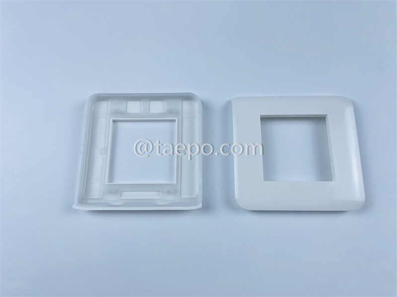 Faceplate frame, 80x80mm, French style, without insert