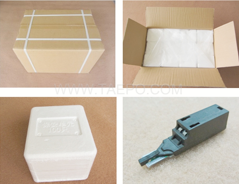 Packing Pictures for 1 pair MDF protector for LSA module, against over-voltage over-current protection