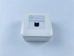 Faceplate frame, 80x80mm, French style, without insert