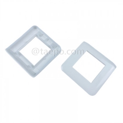 Faceplate frame, 80x80mm, French style, without insert